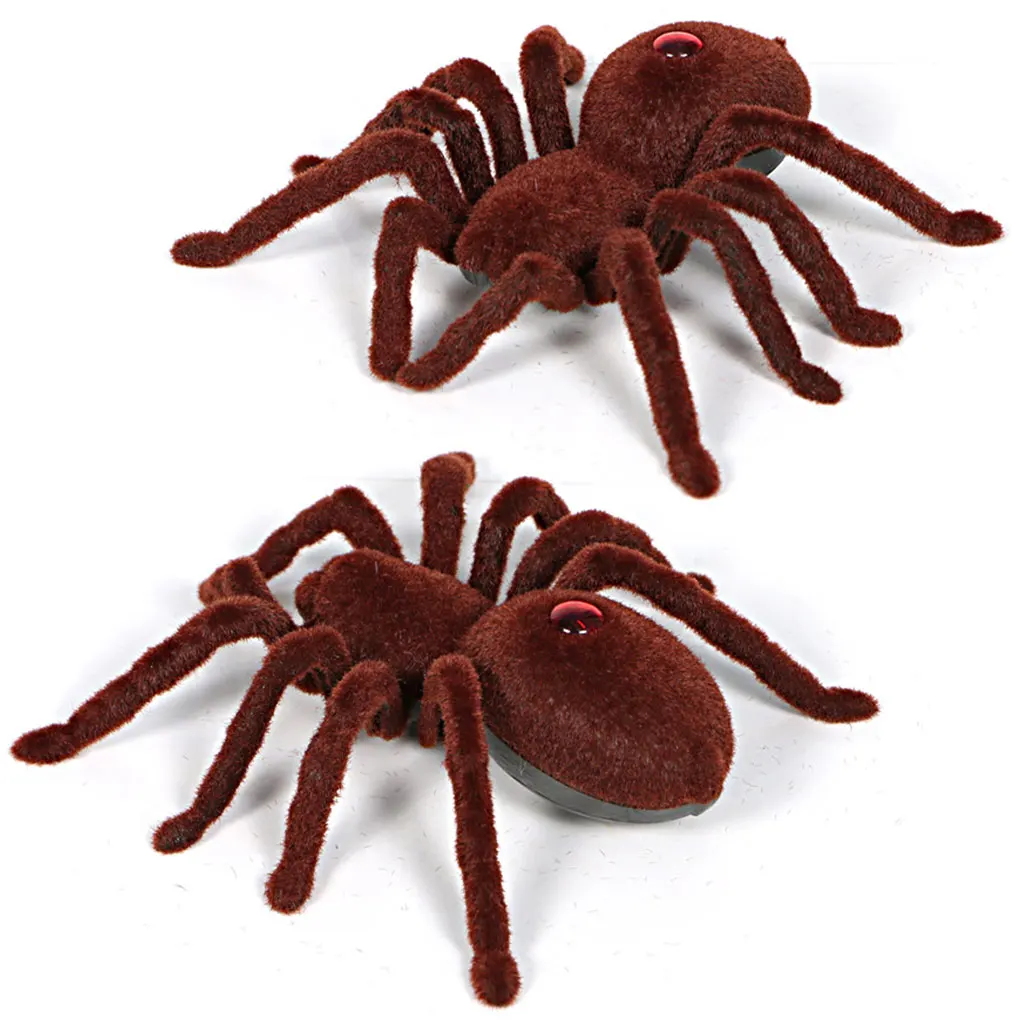 Plastic Real Spider Remote Control Toy Scare Friends Anywhere Realistic Actions To Pranks Trick Toys