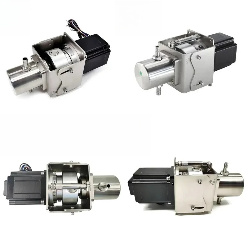 Precision Valveless Alumina Ceramic Electric Stepper Motor Filling Metering Piston Pump OEM for Injectables Facilities