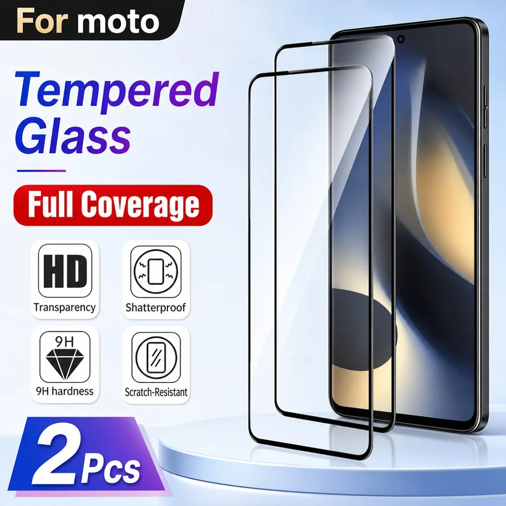 2 шт. закаленное стекло для Motorola Edge 70 60 50 40, защитная пленка для экрана Motorola Edge 70 Fusion 60 Fusion 50 Fusion 40 Neo HD