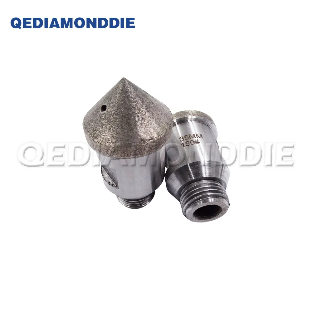 Threaded Diamond Countersink Cone For Glass Arrissing