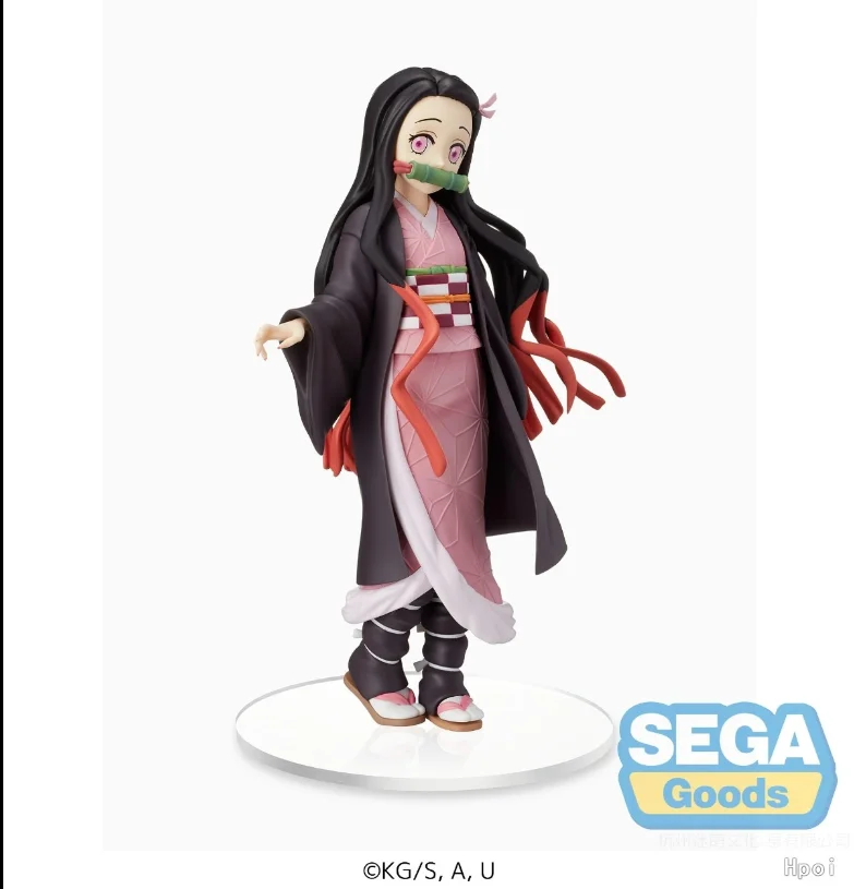 【ZW】Genuine SEGA Demon Slayer: Kimetsu No Yaiba Super Prize Kamado Nezuko Brother and Sister Bond Figures Models