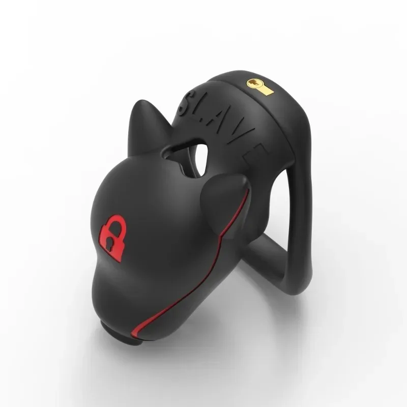 Male Chastity Cage Upgrade Dog Head Chastity Lock Sissy Breathable Lightweight Cock Cage Gay Anti-Cheating Sexy Toys for Men