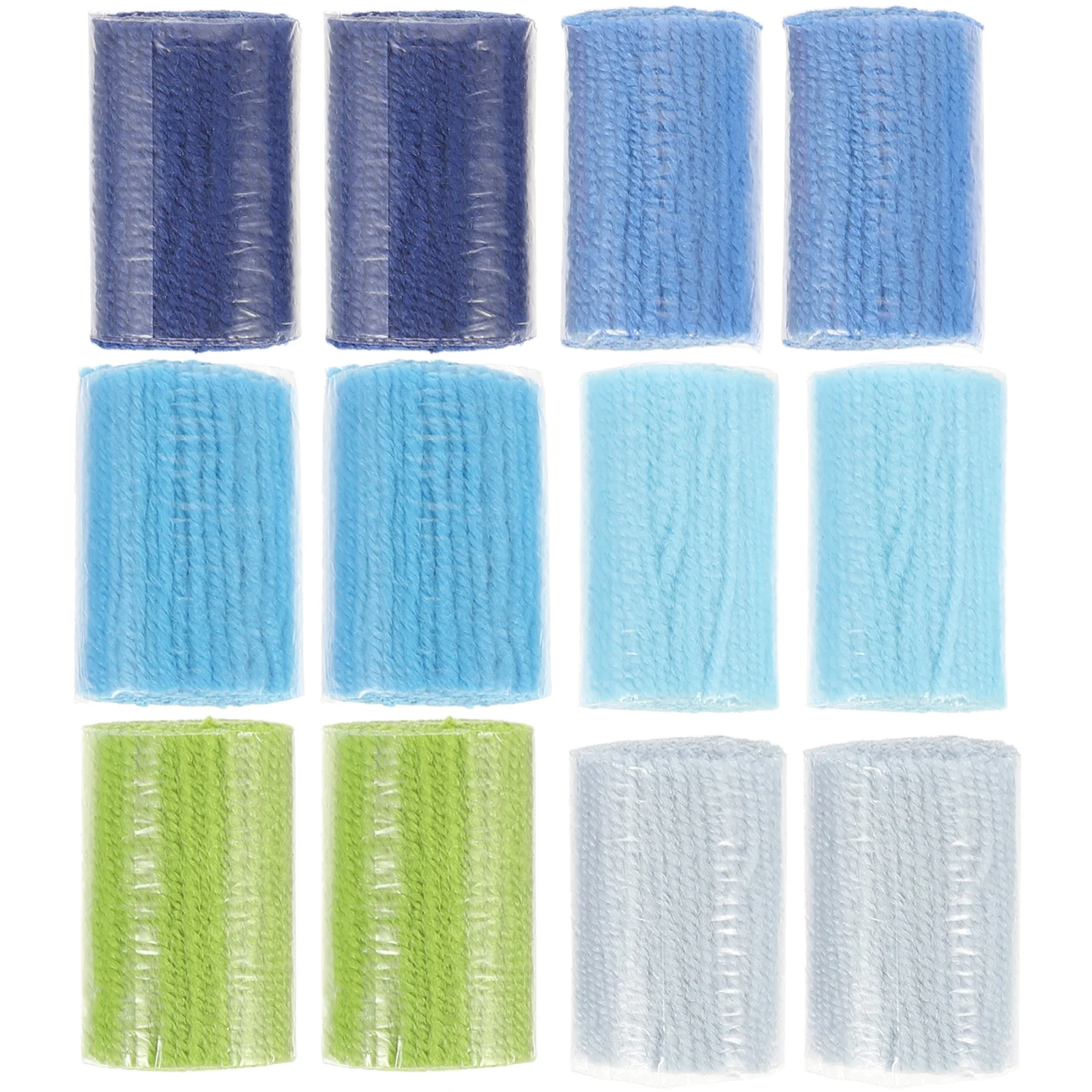 

12Pcs Tufting Rug Yarn Acrylic Fiber Yarn for Rug Making DIY Craft Home Decor Supplies Hand-Made Craft Yarns for Blanket