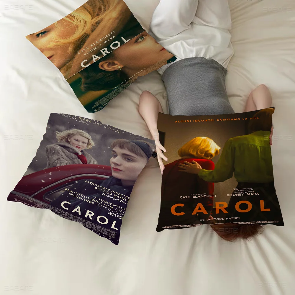 

Romance Movie Carol Personalized Pillow Dust Cover Bedroom Kids Party Decoration Pillowcase Birthday Children Gift