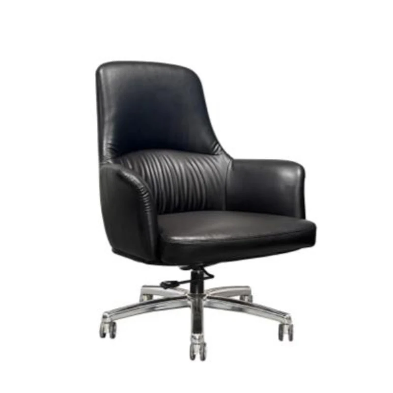 

Top Layer Swivel Executive Office Chair Lift Feature Imported Ergonomic Modern Hardware Plating Stainless Steel Foot Function