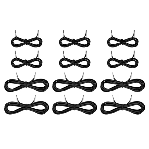 ABYN-12Pcs Deck Chair Tied Rope Accessories Beef Tendon Drawstring Folding Chair Beach Chair Elastic Rope Elastic Rope