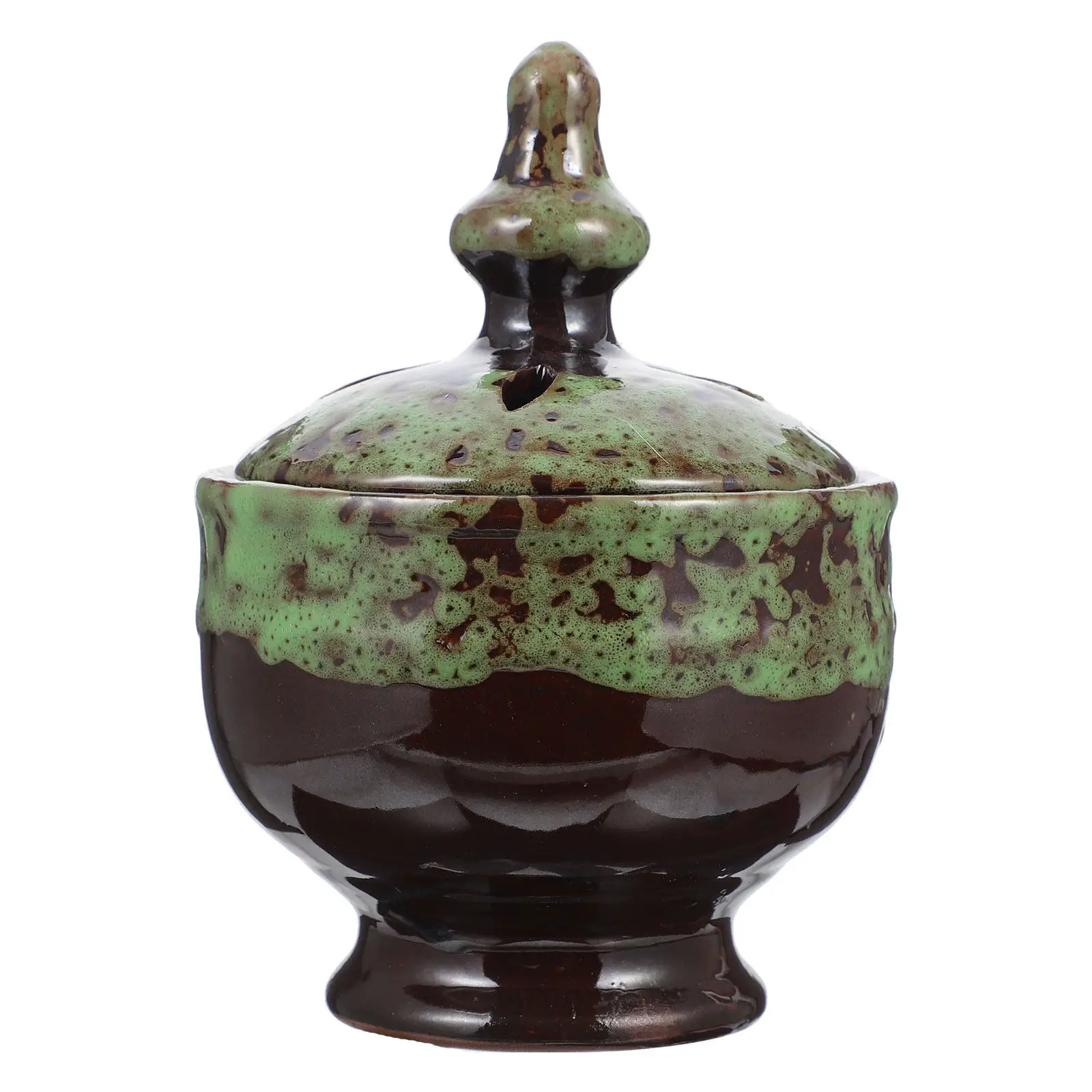 

1Pcs Ceramic Incense Burner Handmade Aroma Stove for Home Decor Living Room Dining Room Cabinet Purifying Air Comfortable