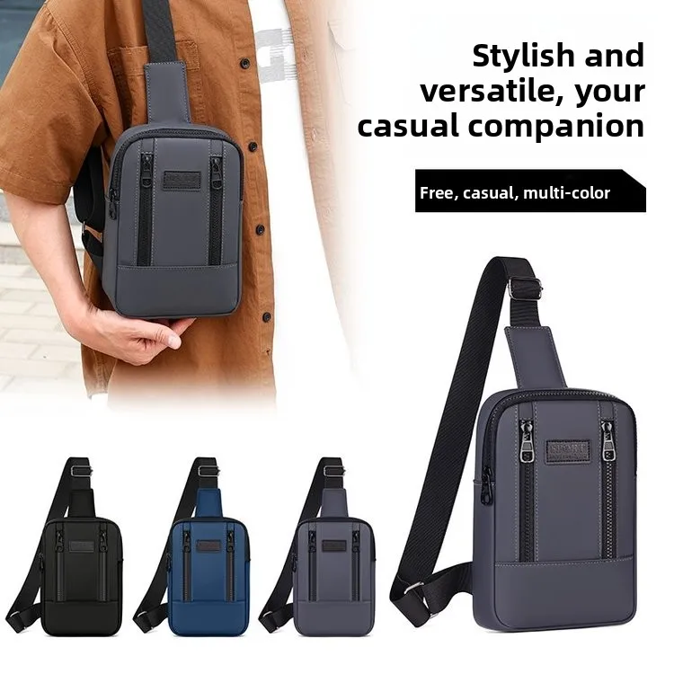 Men's Lightweight Chest Bag - Portable - usage example