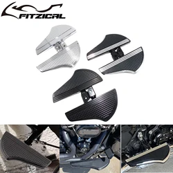 2xMotorcycle Front Floorboards Defiance Foot Pegs For Harley Softail Street Fat Bob FXBB Low Rider Sport Glide FLSB 2018-2023