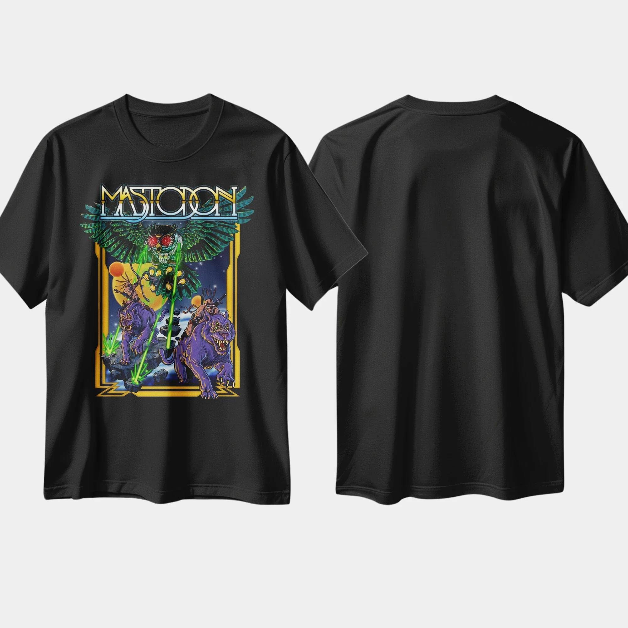 

Футболки Heavy Metal Band Rock для мастодонов, футболка из 100% хлопка, рубашка с короткими рукавами и круглым вырезом с графикой