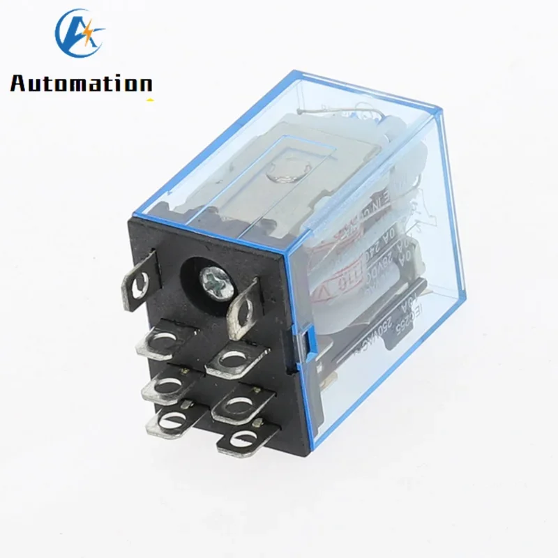 220/240V AC 10A 8PIN Coil Power Relay DPDT LY2NJ HH62P HHC68A-2Z With Socket Base