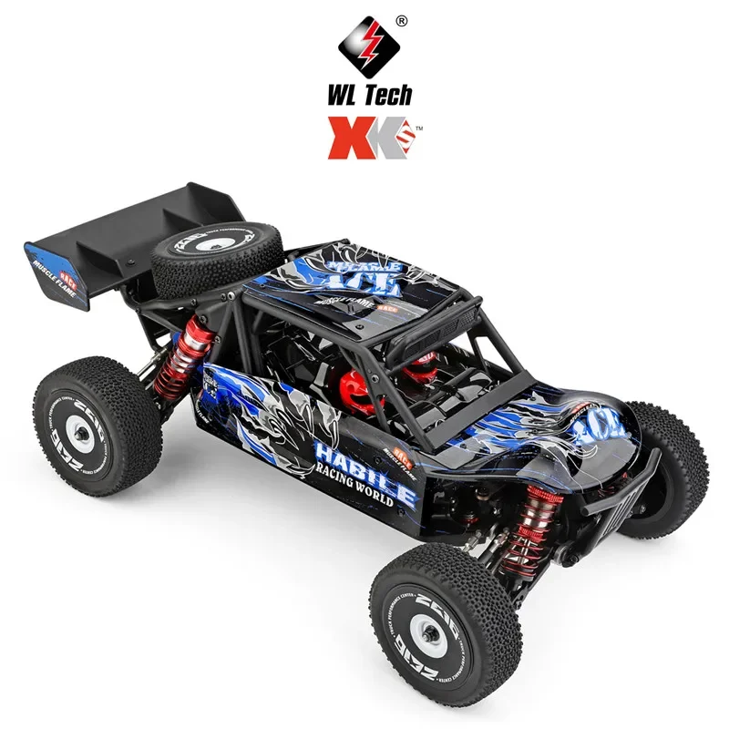 Wltoys 124018   1/12 RC سيارة 60Km/h 2.4G 4WD عالية السرعة على الطرق الوعرة الزاحف RTR تسلق التحكم عن بعد سيارة الاطفال اللعب هدايا عيد الميلاد