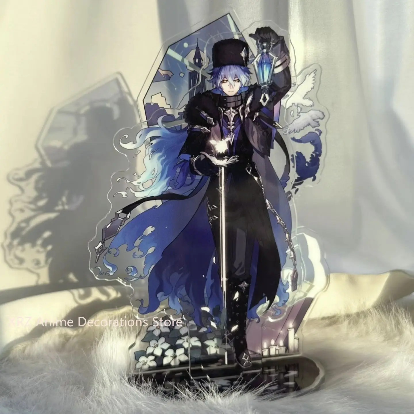 

Collection Acrylic Stand Genshin Impact Cartoon Anime Kyryll Chudomirovich Flins Desktop Ornaments Decorate Model Birthday Gifts