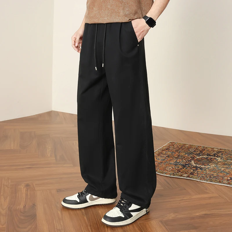 2026 Summer New Product Men's Lyocell Tencel Cotton Straight Fit Loose-Fitting Casual Pants