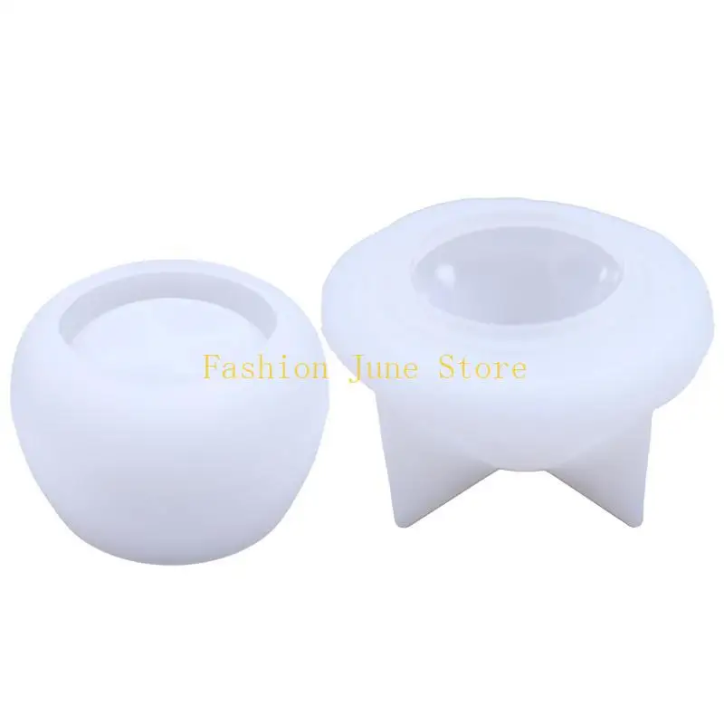 

N5KA Storage Box Resin Moulds with Lids Resin Jar Mould Jewelry Box Silicone Mould