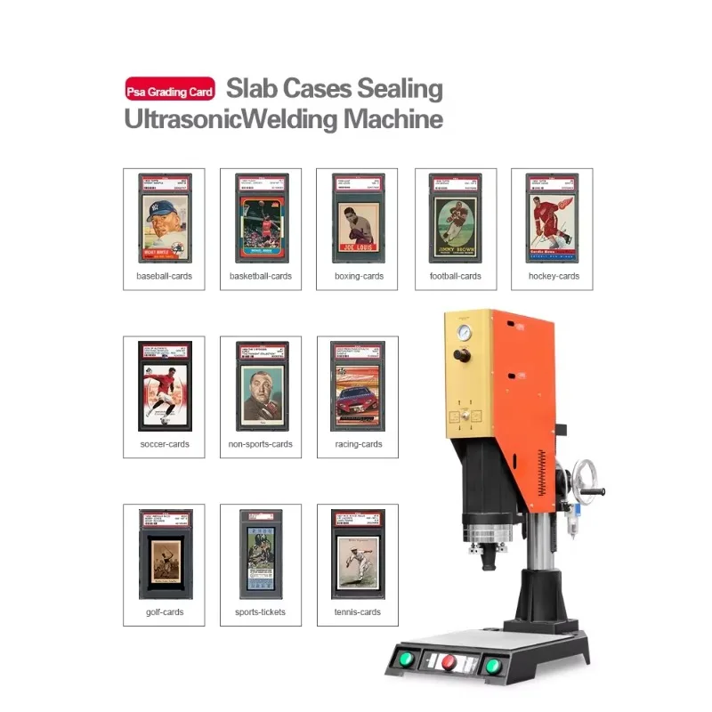 Energy-Saving Smart Ultrasonic Welder For Plastic 20KHZ Easy Operation Machine For Graded Card