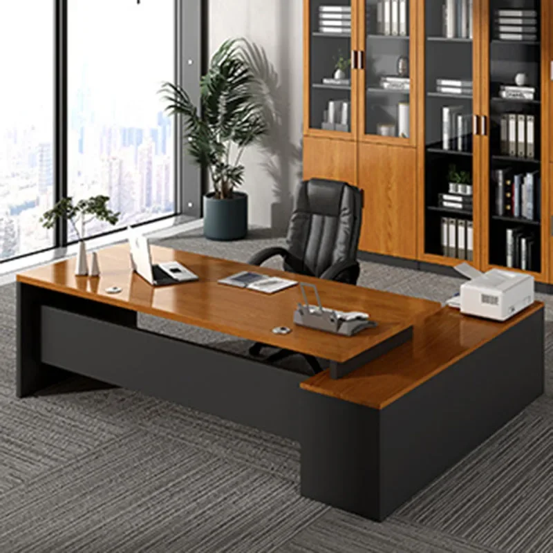 

Supplies Writing Office Desk Luxury European Floor Organizers Computer Desks Standing L Shaped Mesa De Escritorio Furnitures