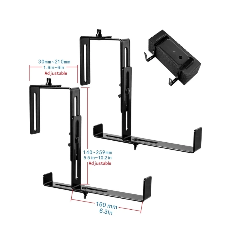 No Drilling Window Flower Pots Holder Set Strong and Stable Window Box Holder Dropship