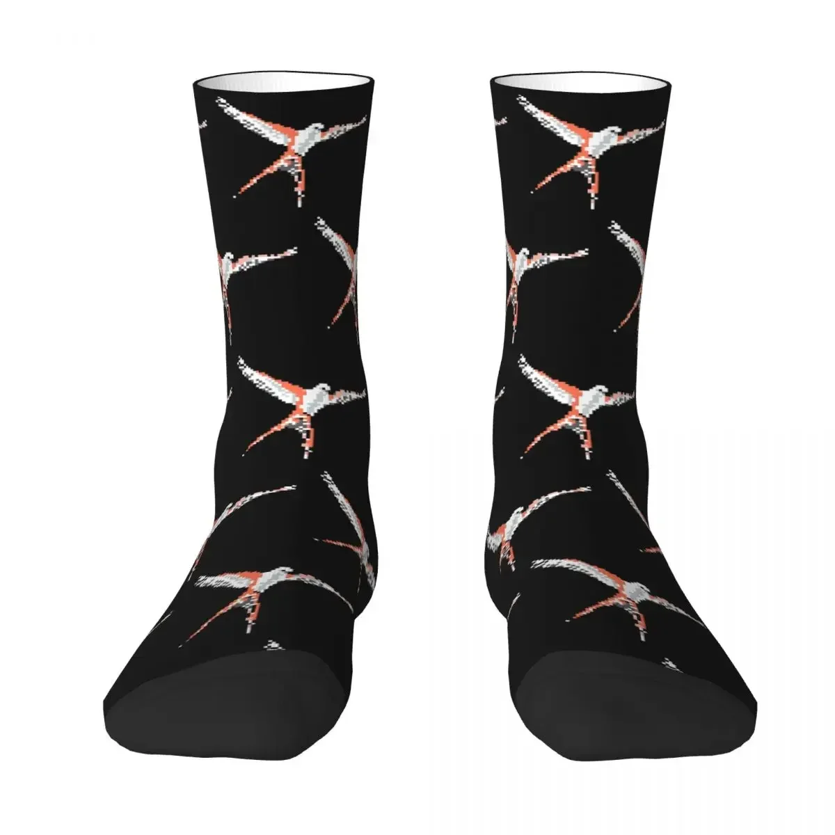 Wingspan Pixel Design - Board Game Inspired Graphic - Tabletop Gaming Socks Harajuku Stockings All Season Long Socks Accessories