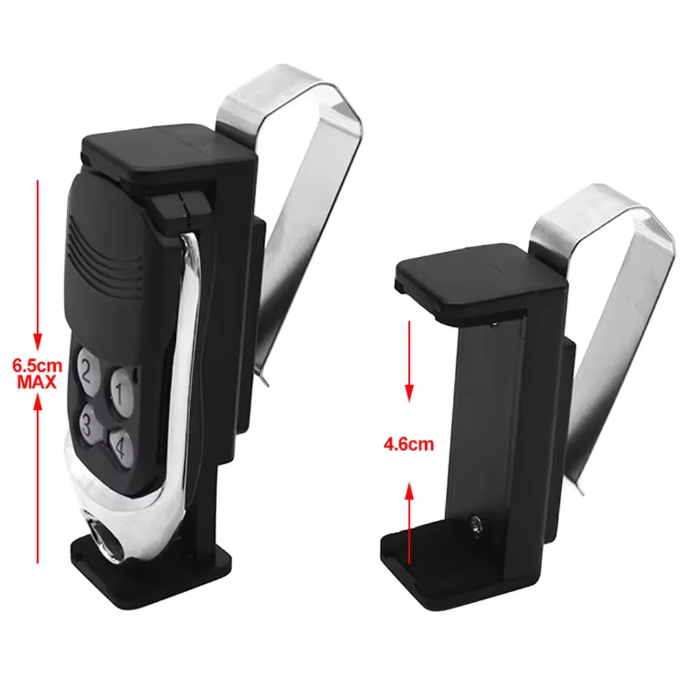 

TY Car Sun Visor Clip Holder Gate Remote 45-67mm For Garage Door Control Auto Fastener Clip Bracket Car Accessories 1PCS