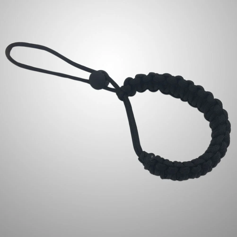 

Universal Camera Umbrella Rope Bracelet Handmade Weave Keychain Outdoor Survival Umbrella Rope (Black)