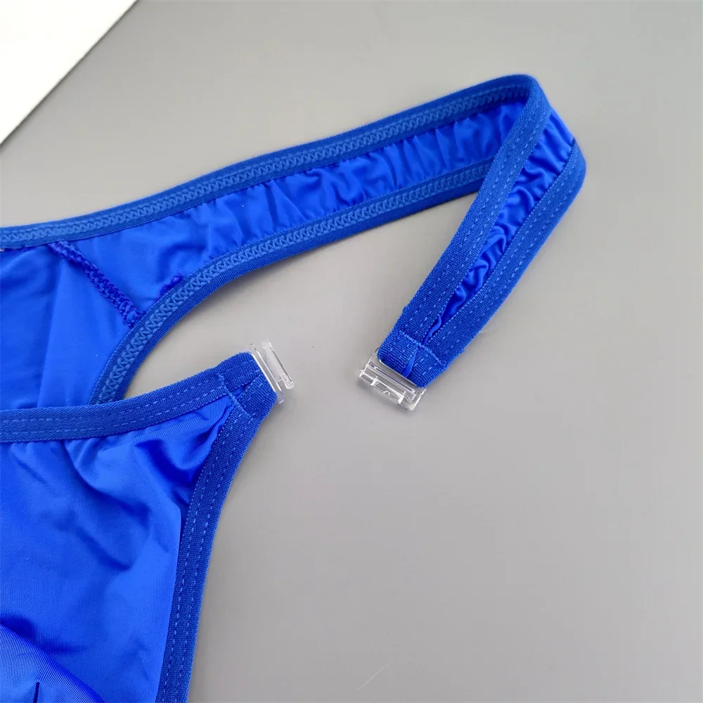 شفافة مشبك الرجال ثونغ النايلون و دنة مثير U محدب ملخصات g-سلسلة/التوكس/تانجا/T-الظهر مثلي الجنس الملابس الداخلية