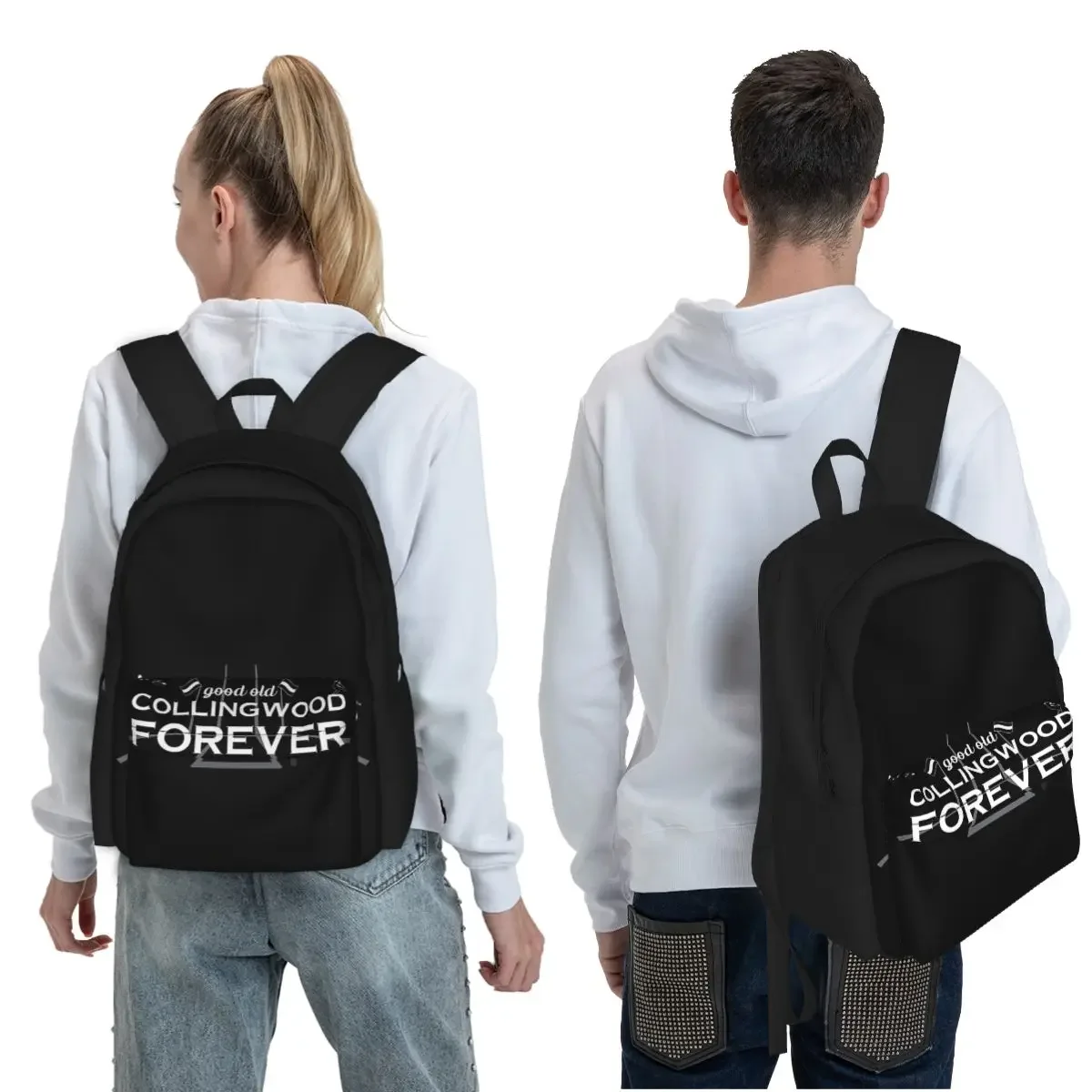 Good Old Collingwood Forever - Collingwood Theme Song Student Backpack School Bag for Boys Girls Fashion Bookbag Shoulder Bags