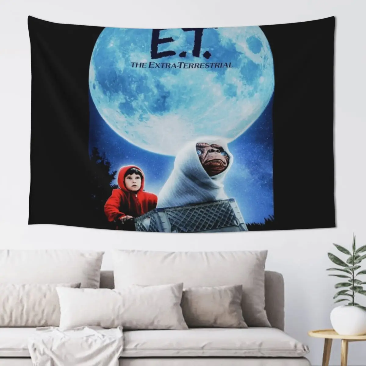 

E.T. The Extra Terrestrial (1982) Movie Classic . Tapestry Wall Hanging Decor Wall Hangings Decoration Bedroom Deco Tapestry