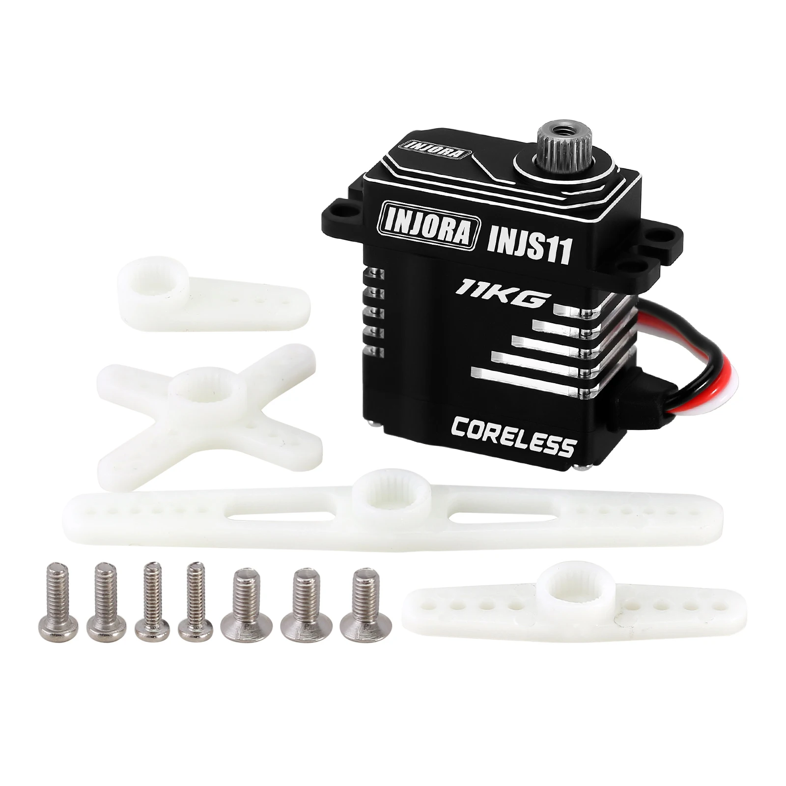 INJORA INJS11 INJS11B 11KG Hoogspanning kernloze microservo - afbeelding 1