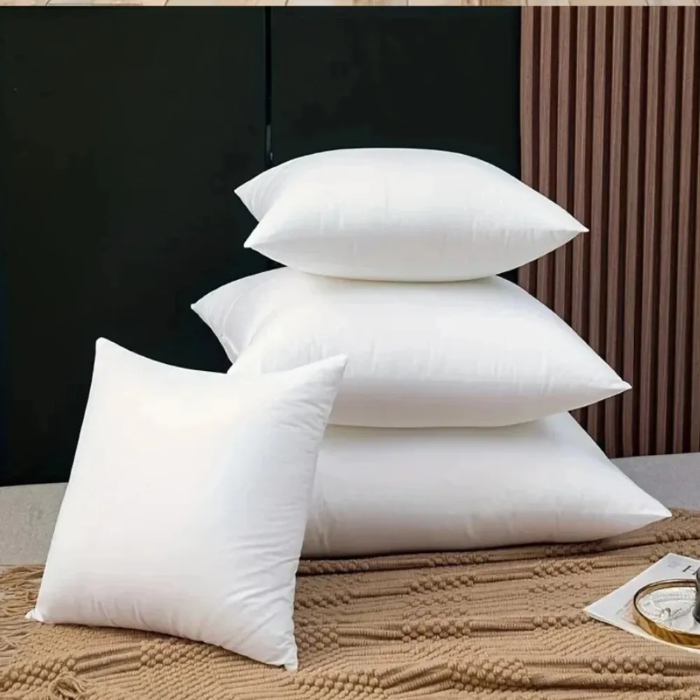 Gift White Throw Pillow Insert Standard Bounce Back Pillow Cushion Core 30x50cm 35x50cm 45x45cm 50x50cm 60x60cm 70x70cm Big Size