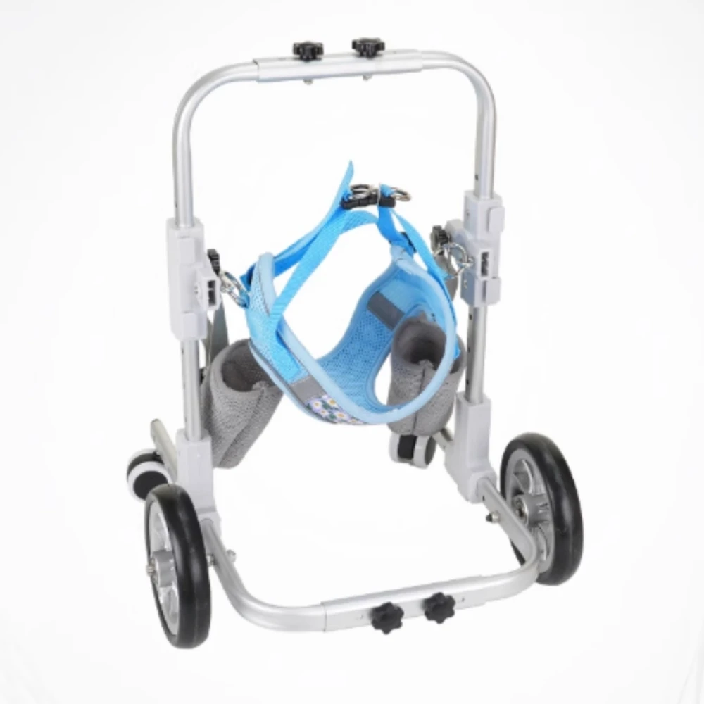

Adjustable Doggy Wheelchair for Front Legs Lightweight Pet Mobility Aid for Dogs & Cats Small Dog Wheelchair for Front Legs