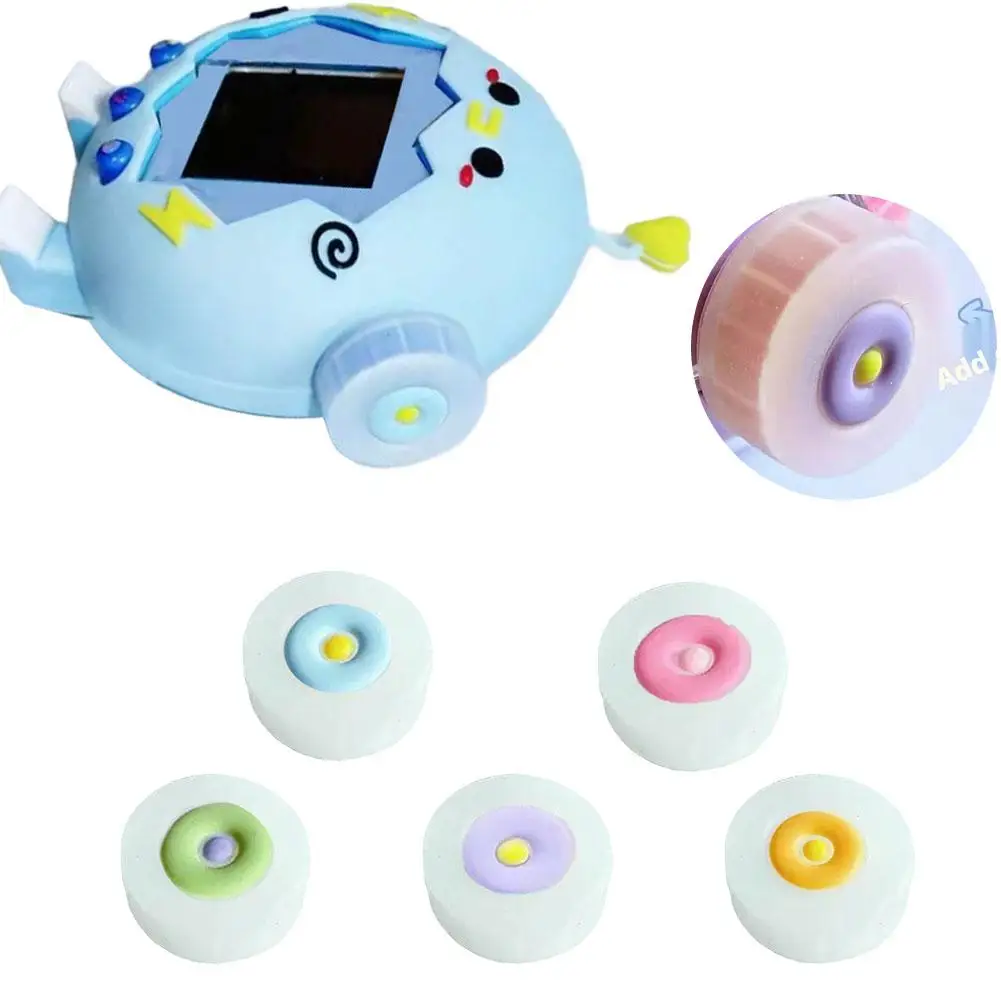 

Machine Not Included Replacement Knob Cap Silicone Soft Button Cover Panel Knob Cap for Tamagotchi Paradise Electronic Pets Game