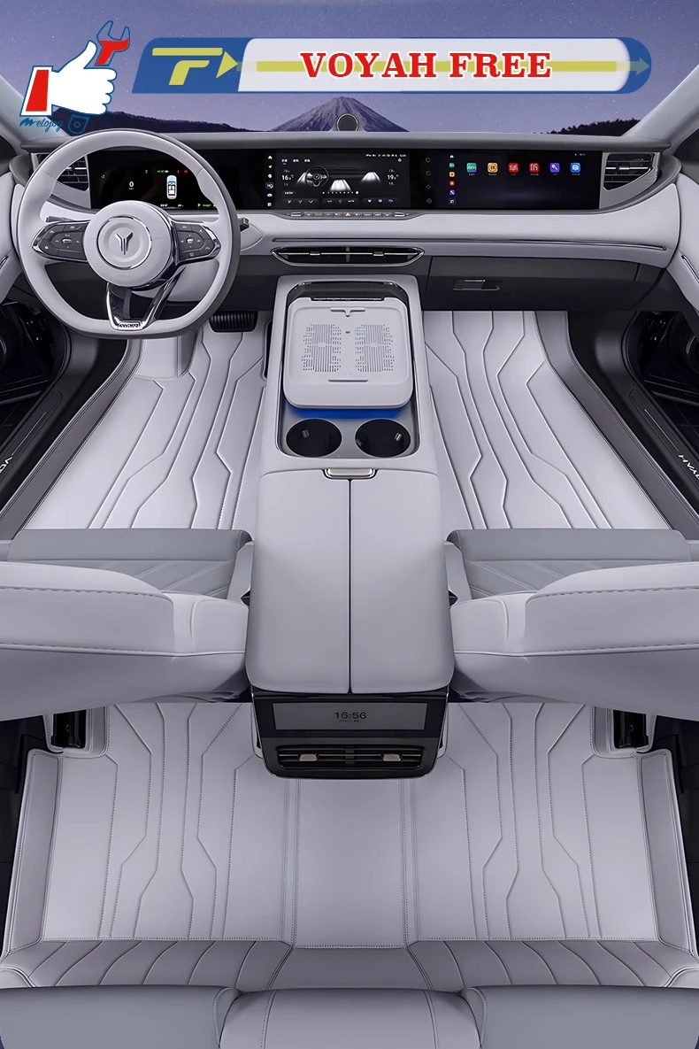 

Автомобильный коврик с левым рулем для VOYAH FREE 2024, коврик для ног с полным солнцем, напольный коврик, водонепроницаемый коврик