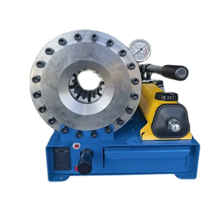 New 35Mpa 50mm Hydraulic Hose Crimper Machine Manual Shrinking Machine High-pressure Oil Pipe Hydraulic Hose Crimping Machine