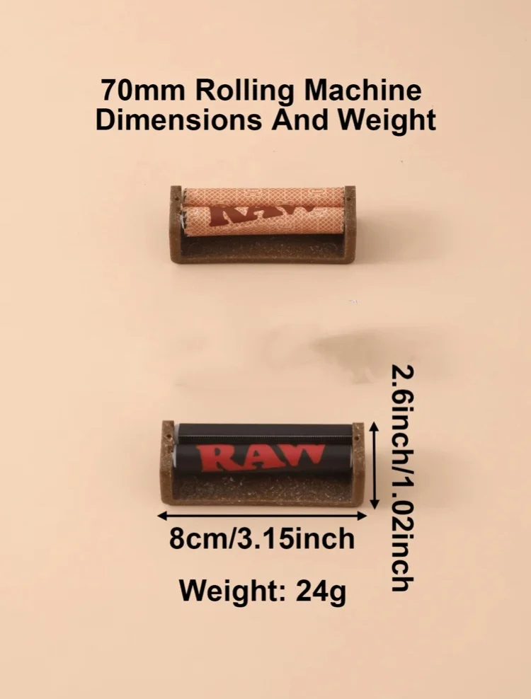 أداة صنع السجائر القابلة للتحلل 110 مللي متر/70 مللي متر المحمولة دليل التبغ عشب الأسطوانة مخروط آلة لف #3