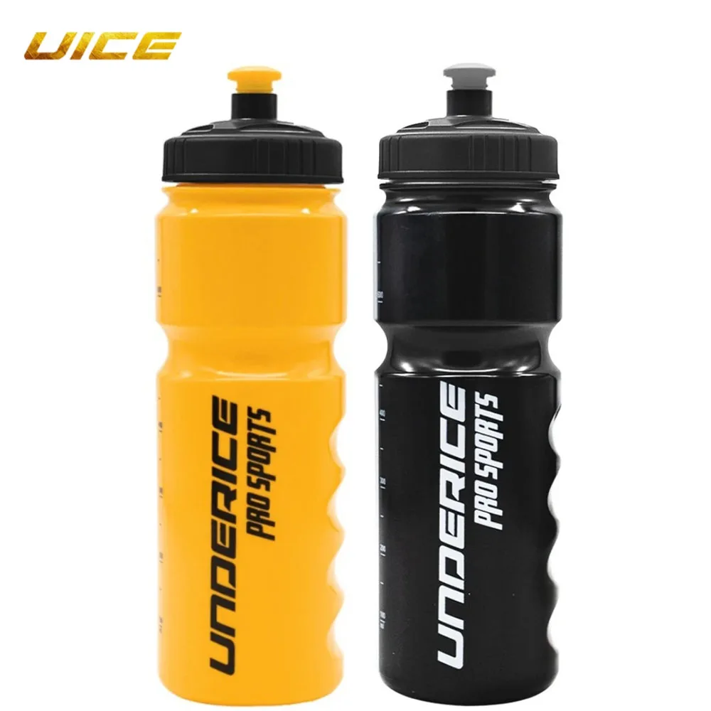 

UICE 750ML Ice Hockey Water Bottle BPA Free Hockey Sports Bottle Hockey Equipment Football Lacrosse Bottles Sports Gear