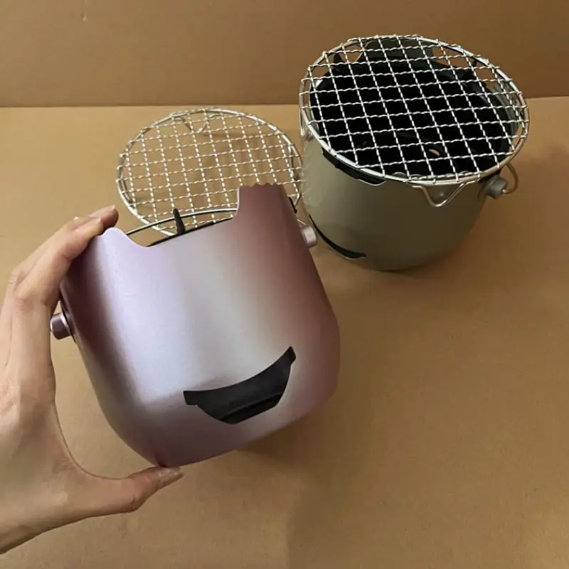 

Мини-углеродная плита, уличный портативный бытовой корпус для барбекю из нержавеющей стали, прочный для оливкового спирта, чая и кемпинга