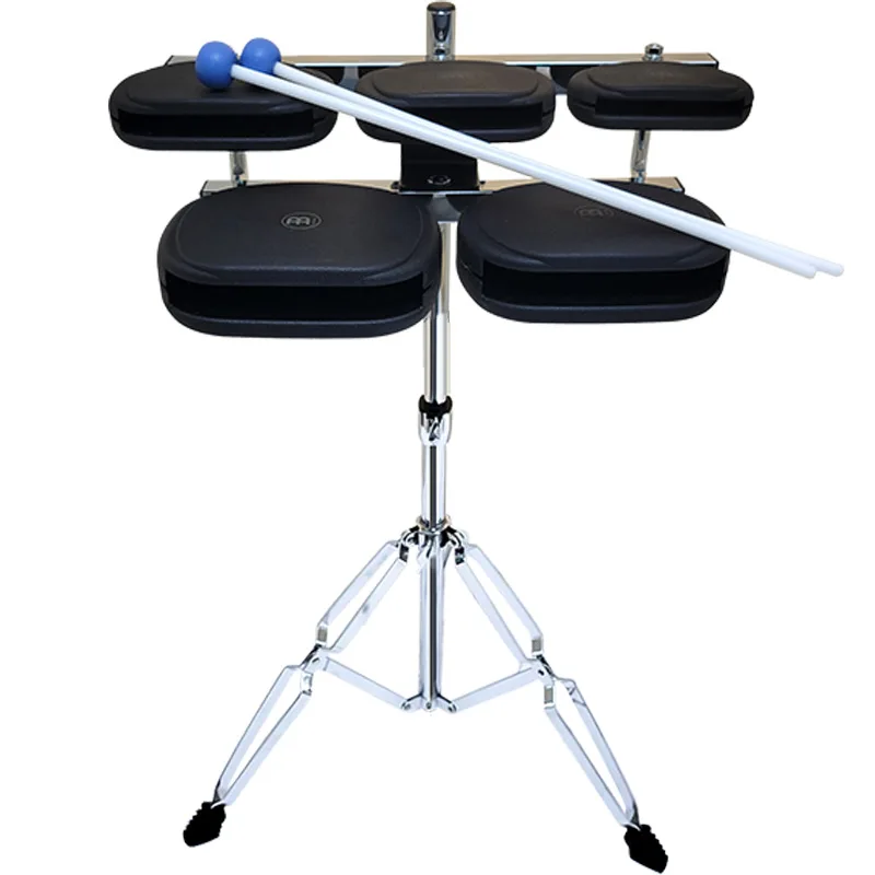 Professional Band Percussion Instrument Carbon Plastic Wood Fish Bangzi Rubber Wood Five-tone Ribbon Mahogany