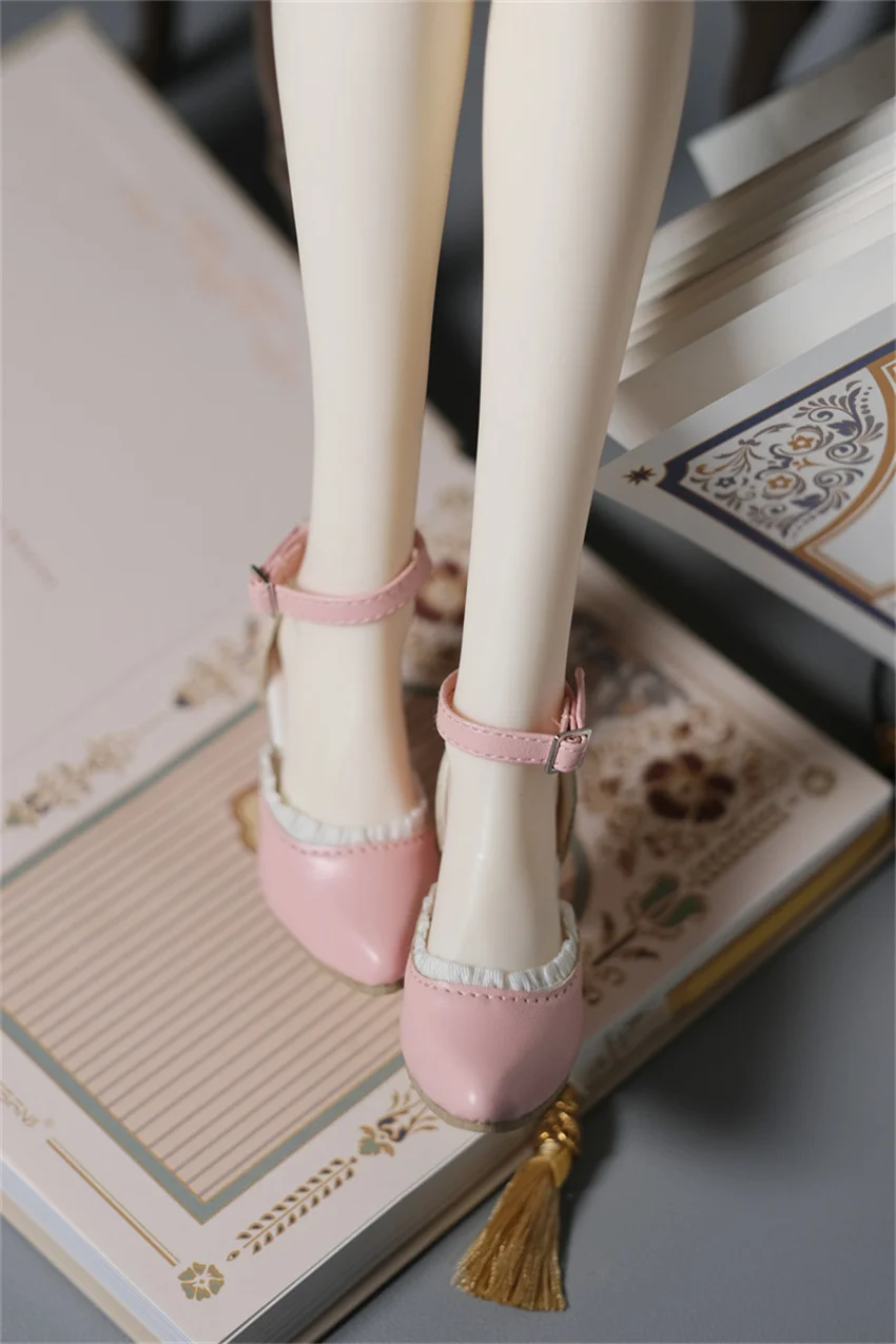 

BJD Shoes High Heels 1/3 Doll pointy multi-color single Buckle Heels