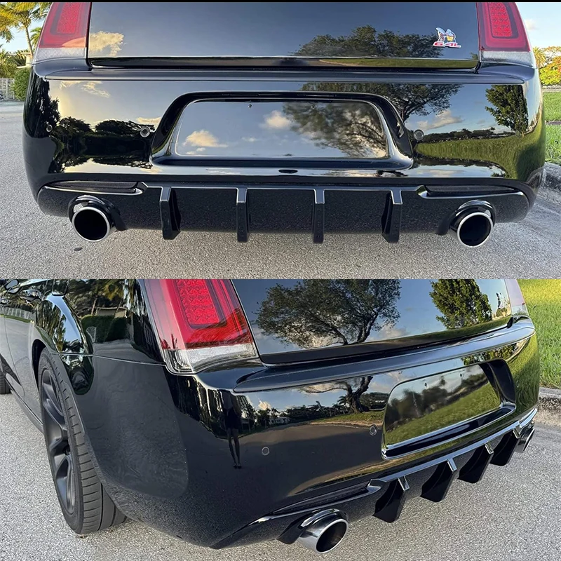 2PCS Lensa Reflektor Bumper Belakang Untuk Chrysler 300 2015-2023, Spesifikasi OE Rakitan Kiri Kanan, Pengganti Reflektor Merah OEM, Tanpa Bohlam / Soket