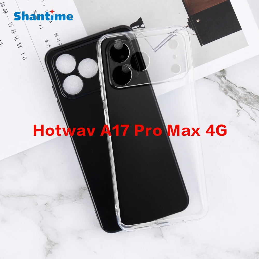 Case for Hotwav A17 Pro Max 4G TPU Shockproof Rubber Cover Protective Flexible Shell