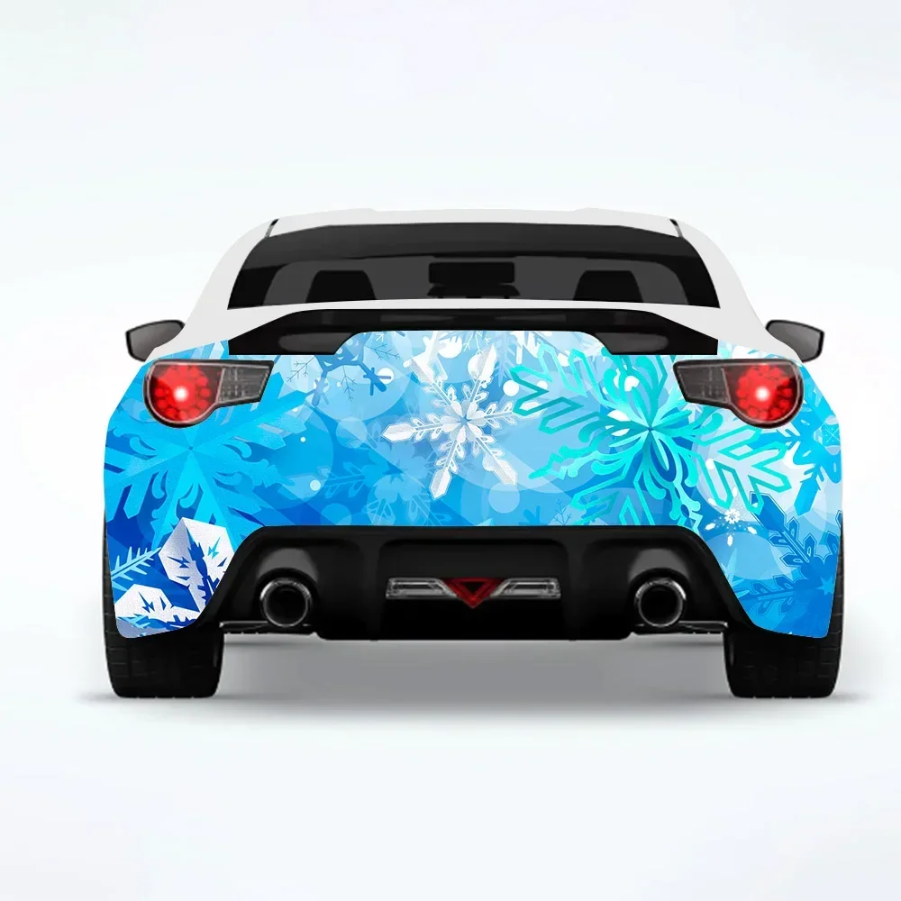 

Artistic Snowflake Car Rear Wrap Car-Stickers Car-Decal Creative Sticker Car-Body Appearance Modification Decorative Stickers