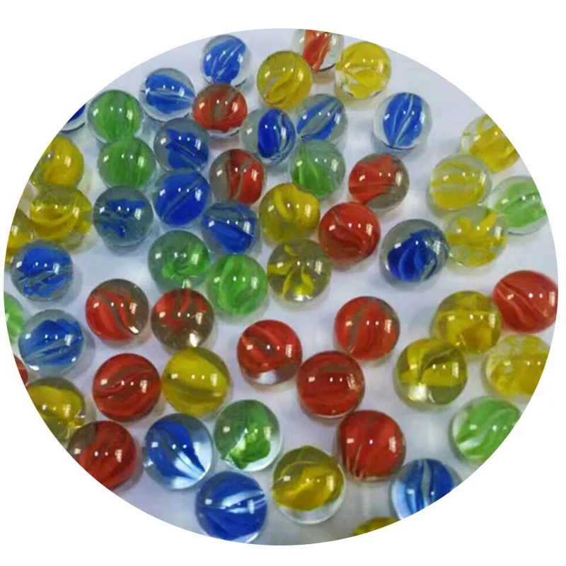 10Ppcs 14mm Colorful Glass Marbles Kids Marble Run Game Marble Solitaire Toy Accs Vase Filler&Fish Tank Home Decor