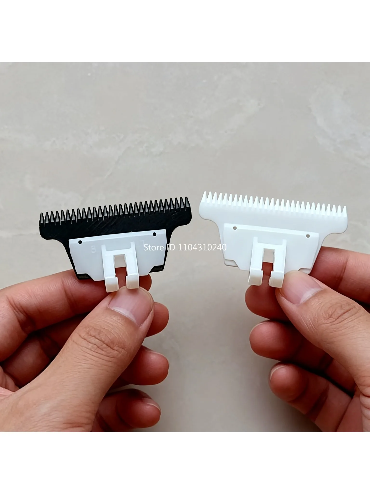 Coupe-lame de tondeuse en céramique tranchante, Compatible avec la tondeuse à cheveux Iclipper T8/T9, tête de remplacement antirouille pour une coupe précise