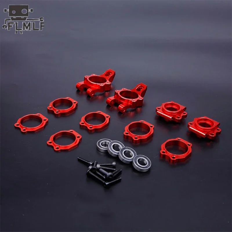 Rc Car Metal Rear or Front Wheel Hub Carrier Set for 1/5 HPI ROVAN ROFUN Kingmotor GTB Racing BAJA 5B 5T 5SC Parts