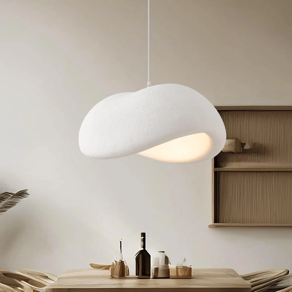 Nordic Wabi Sabi Pendant Lights Modern LED Ceiling Chandelier Lights for Living Room Bedroom Dining Room Home Decor Hanging Lamp
