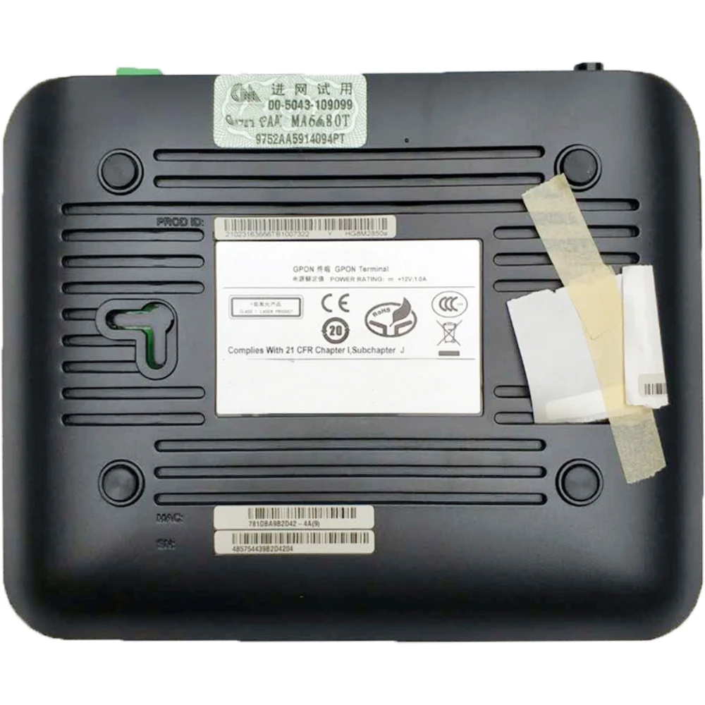 GPON ONU HG850a FTTH 4 LAN Ports 2 Voice Ports English Firmware SC/APC SIP VoIP for Broadband Internet