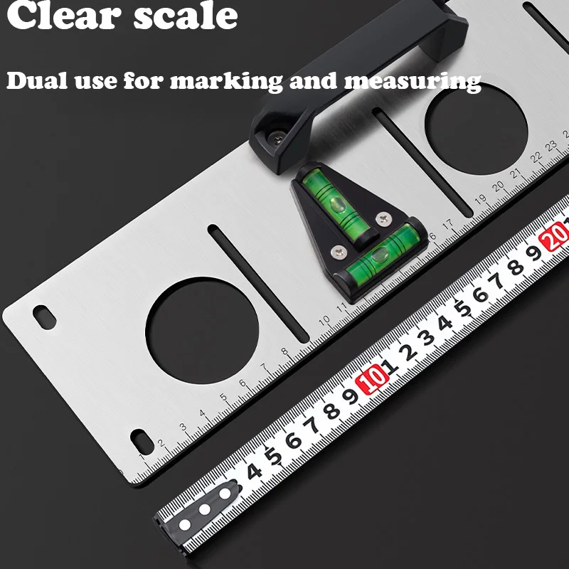Wall Socket Outlet Mounting Stencil Precision Marking Tool Electrical Junction Box Cable Organizer Box Template