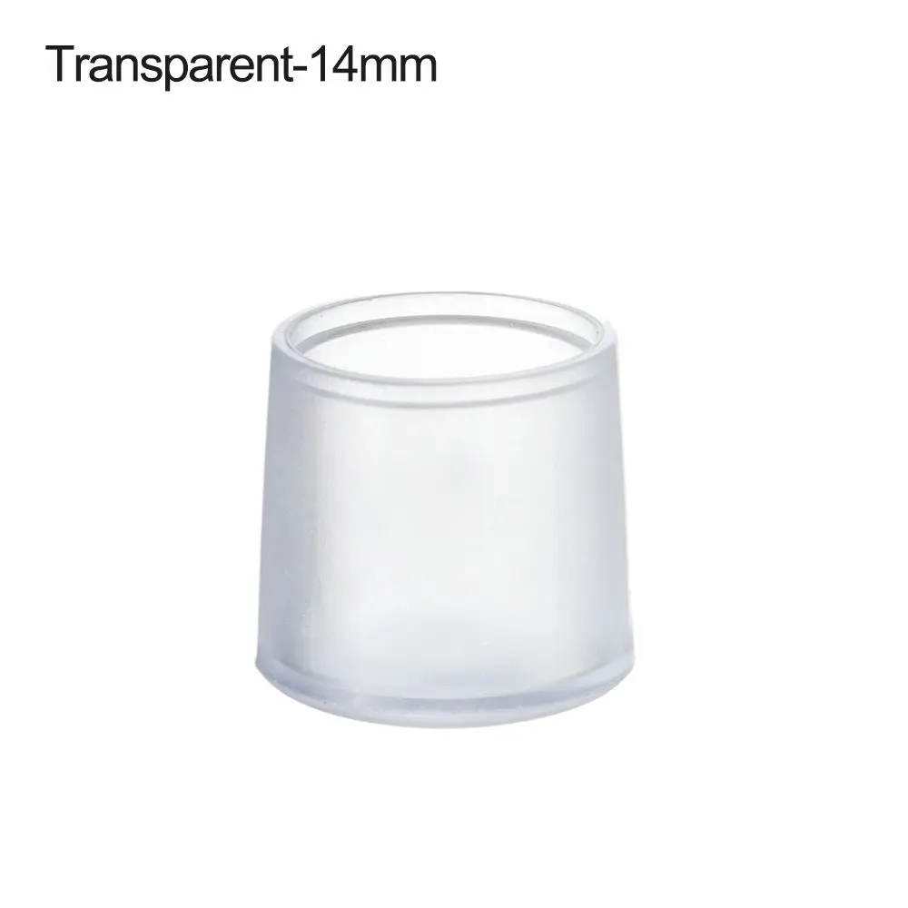 

10pcs/set Cups Non-Slip Covers Socks Round Bottom Chair Leg Caps Plastic Pipe Cover Furniture Feet Silicone Pads