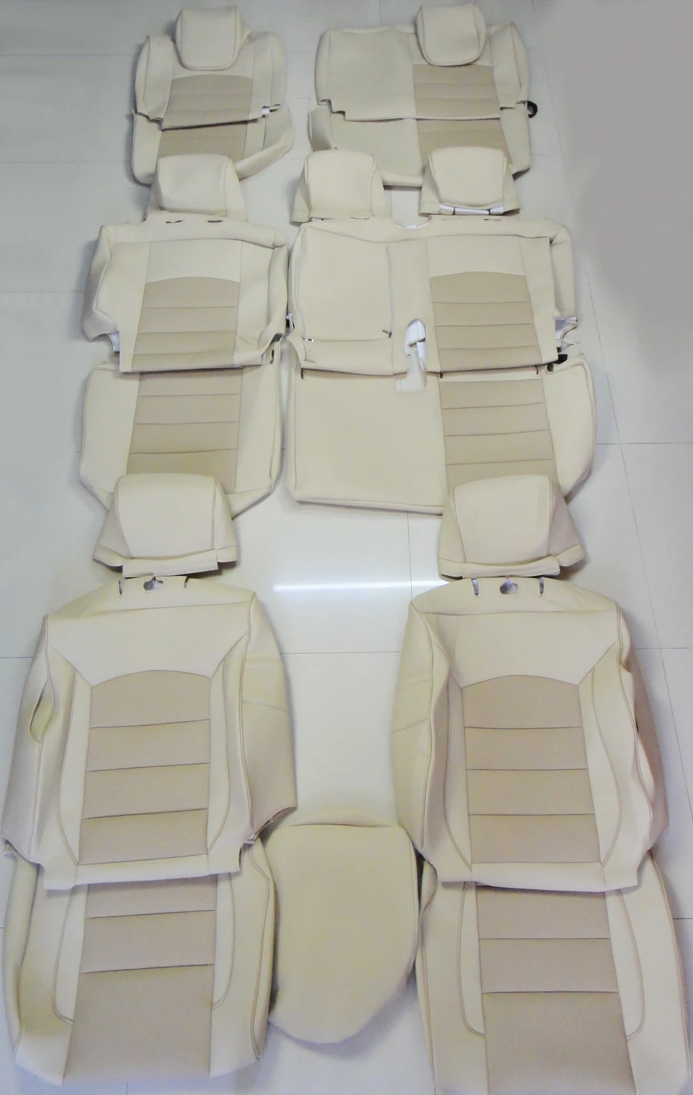 

For Nissan Patrol y62 y61 Seat Covers 2004-2018 Accessories Genuine Leather & PVC Leather Seats Supports Car Cushions 20PCS/Set